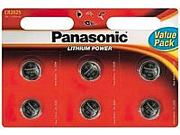 Батарейка CR-2025 Lithium, 3V, 1х6 шт ТМ Panasonic "Lv"