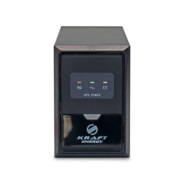 Джерело безперебійного живлення Kraft KRF-B500VA/300W(LED)12V UPS з під'єднанням зовнішнього акумулятора