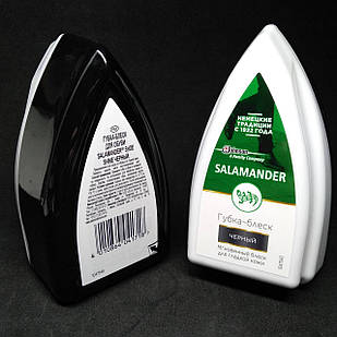 Губка для взуття Саламандра SALAMANDER для гладкої шкіри чорна