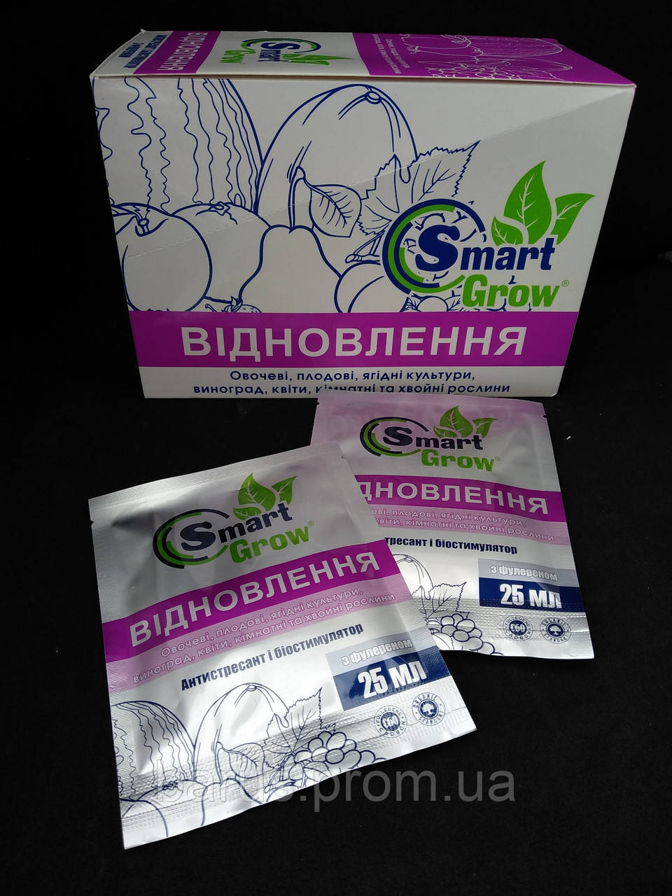 Жидкое удобрение ВОССТАНОВЛЕНИЕ биостимулятор роста 25 мл SMARTGROW Смарт Гроу - фото 1 - id-p1707126392