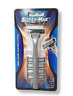 Система для бритья Super Max с 5 картриджами 3 лезвия Супер-Макс