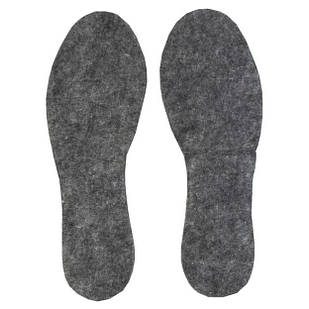 Устілки для взуття фетр сірі 43 розмір