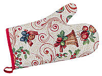 Прихватка-рукавица LiMaSo MIRRA 17x30 см гобеленовая новогодняя арт.MIRRA-RK