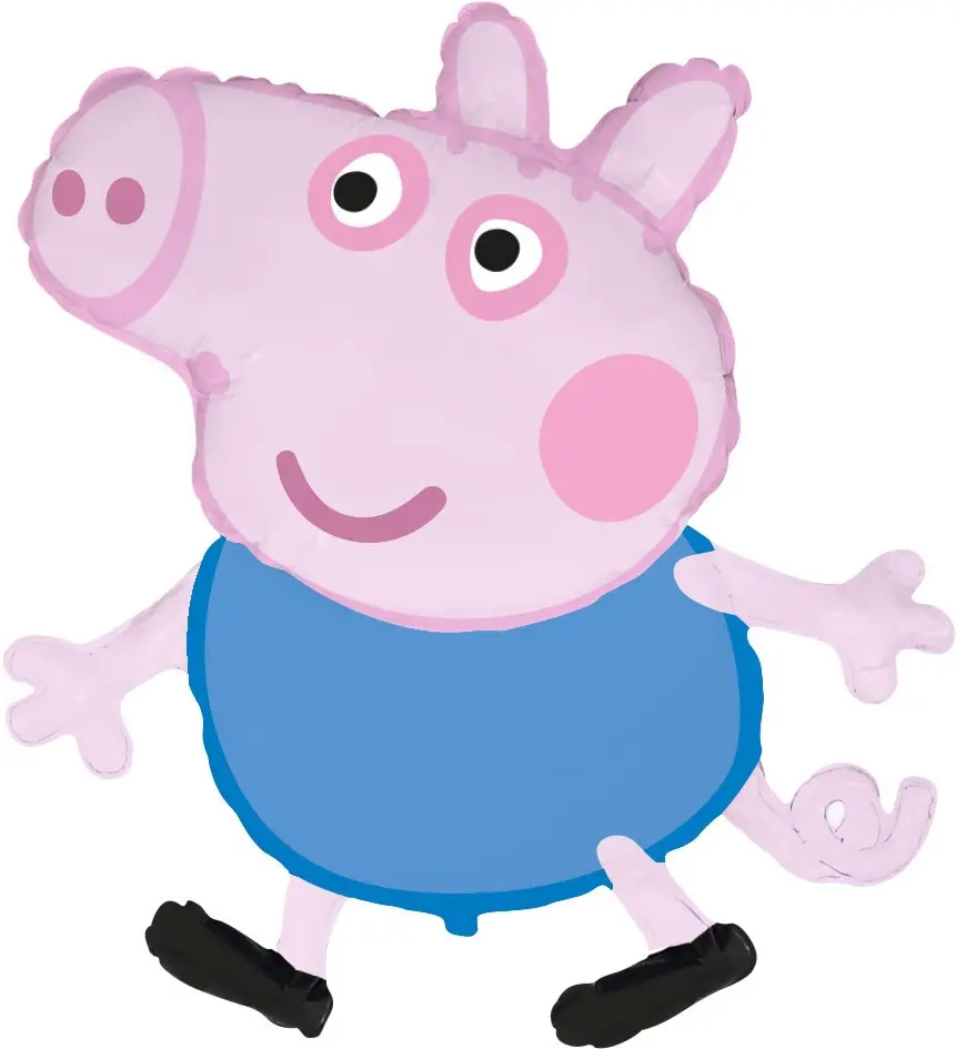 Фольгована повітряна кулька Flexmetal Порося Джордж, 102х70 см