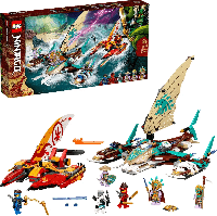 LEGO 71748 Морская битва на катамаране лего ниндзяго