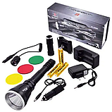 Тактичний ліхтар Police BL-Q3888, Світлодіодний ліхтар під рушницю, Ручний LED-ліхтарик із виносною кнопкою, фото 2