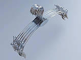 Металеві вішалки для спідньої білизни RESTEQ, сріблясті з прищіпками 28см, фото 4