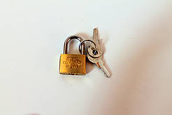 Замок для рюкзаків валізи навісний колодка з ключами