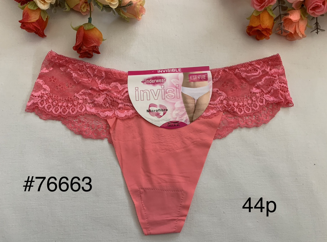 Трусики з мереживом зверху мікроолія