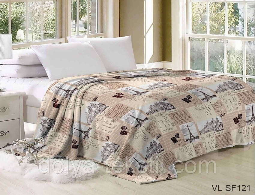 Плед мікрофібра 160*220 "Велсофт" VL - SF121