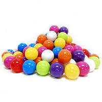 Мячики пластиковые в сухой бассейн, в наборе 100 мячиков, размер 6см, мягкие мячики