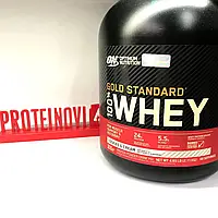 Протеїн сироватковий ізолят Optimum Nutrition Gold Standart Whey 100% — 2.27 кг вей голд стандард для спорту