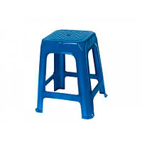 Табурет пластиковий R-plastic 360*360*435мм синій