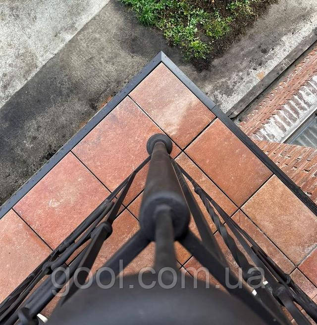 Капельник для Балкона Террасы Парапета Монтаж Под Плитку Алюминиевый ...