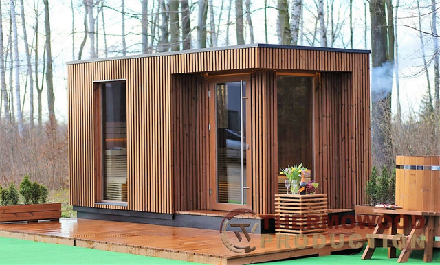 модульная сауна фото