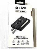 Power Bank S-link 10000mAh 2-USB 2.1A, black, фото 3