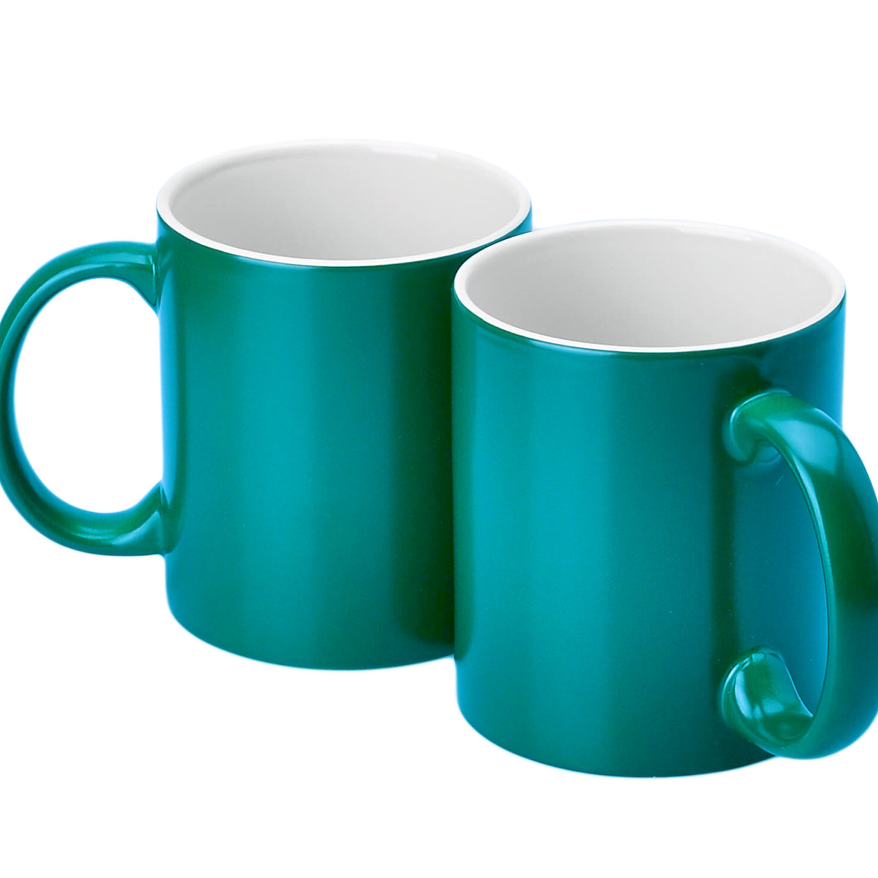 Чашка для сублімації хамелеон полу-глянец (зелений малахит), фото 1