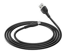 USB кабель Borofone BX51 Micro 2.4A 1m черный