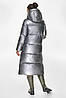 Стильна жіноча куртка колір срібло модель 52650 42 (XXS), фото 2