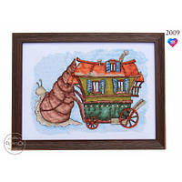 Набір для вишивання хрестиком ФрузелОк Равлик з будиночком 2009