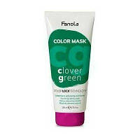 Тонирующая маска для питания и увлажнения зеленый клевер Fanola Color Mask Clover Green, 200 мл