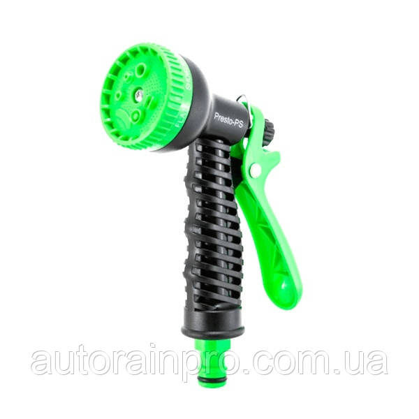 Пістолет для поливу пластиковий Presto-PS насадка на шланг (2109), фото 1