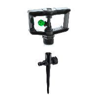 Дощувач Presto-PS зрошувач круговий регульований Римський фрегат на ніжці (SP-3103)