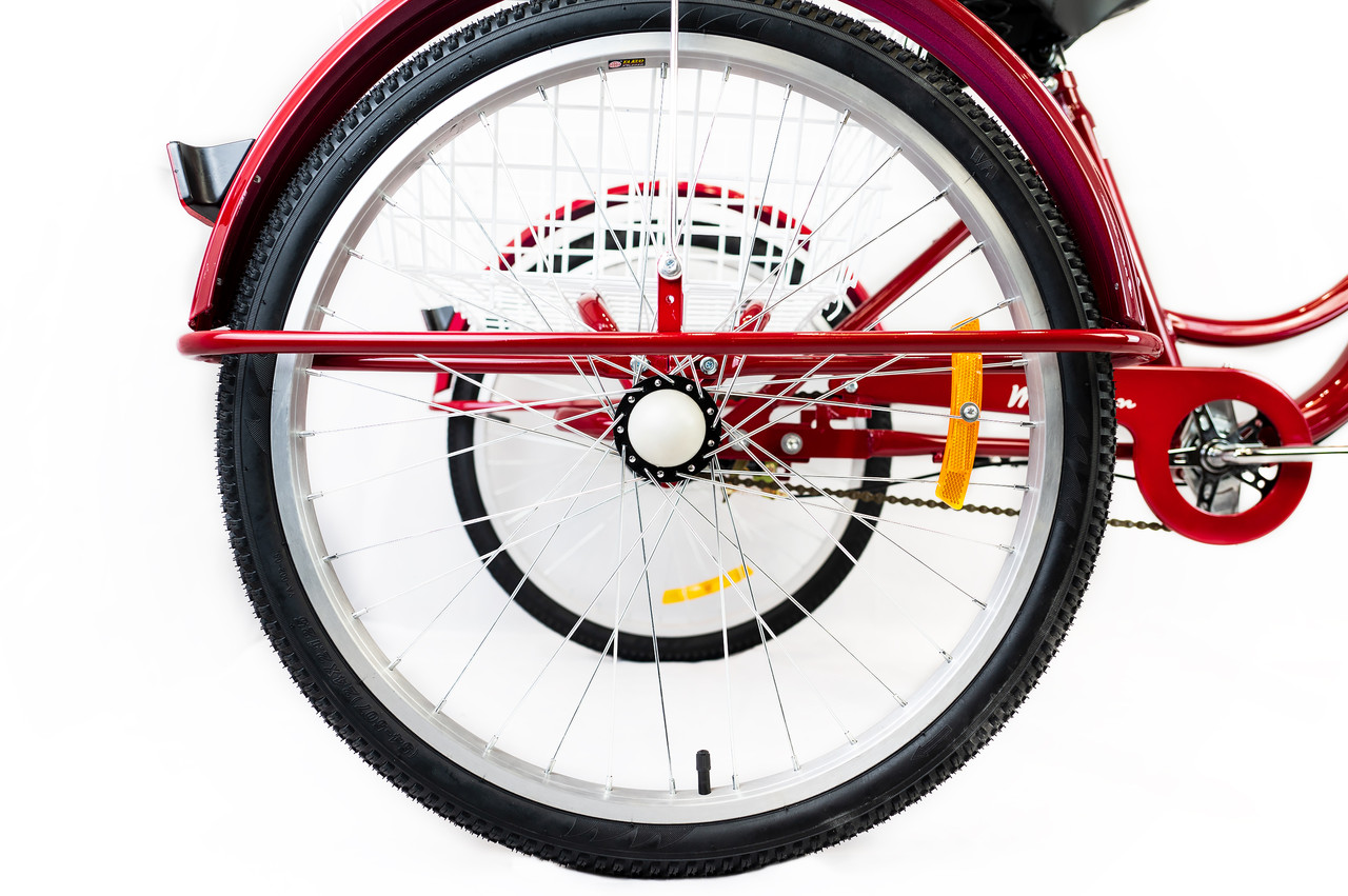 Трехколесный велосипед грузовой Ardis Meridian Красный УЦІНКА (ПОДРЯПИНИ, СКОЛИ НА РАМІ) - фото 5 - id-p1690656787