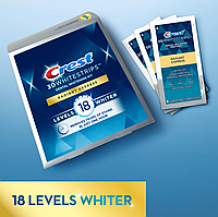 ПОШТУЧНО Отбеливающие полоски для зубов Crest 3D Whitestrips Radiant Express Levels 18 Whiter ПОШТУЧНО