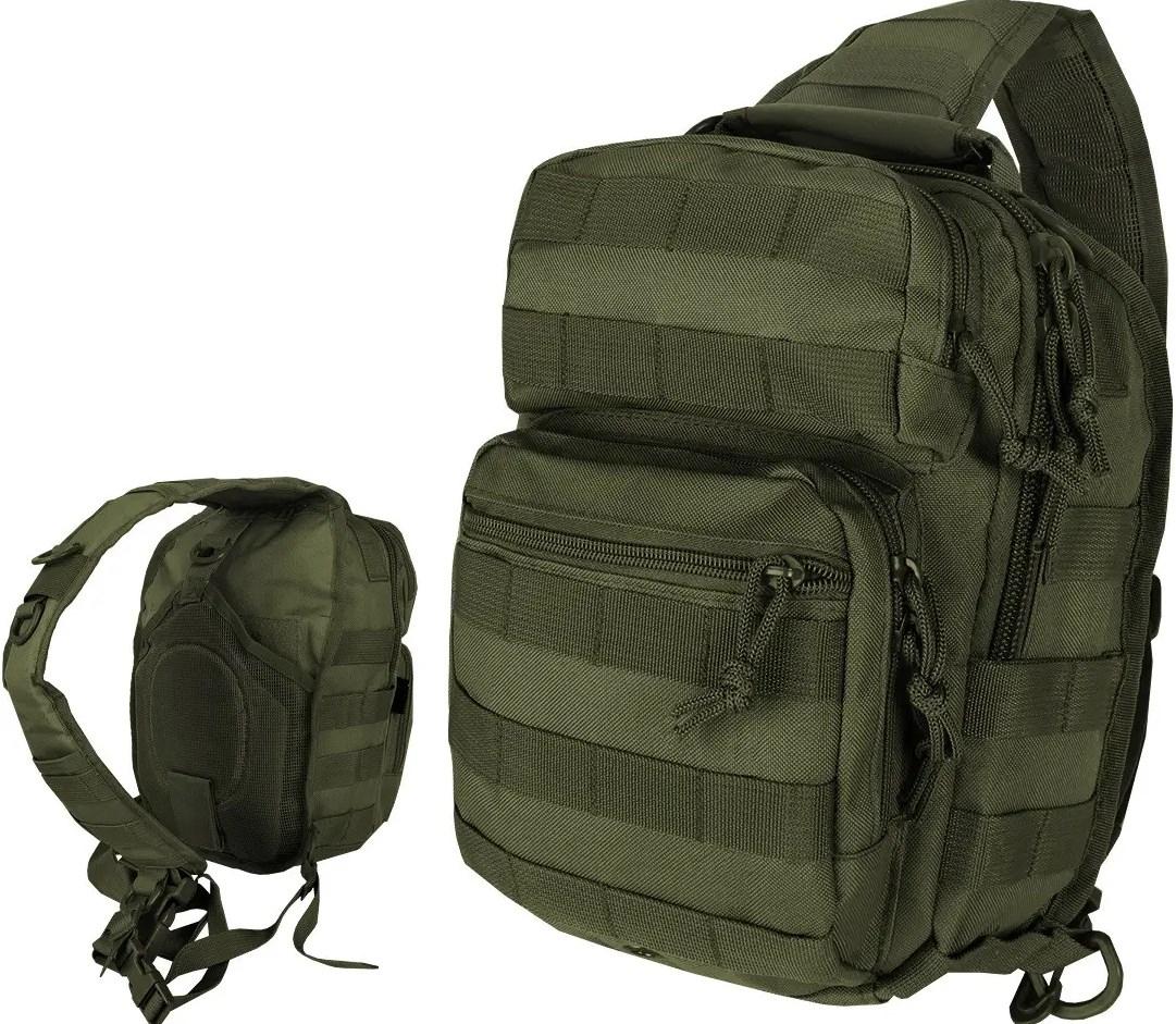 Тактичний універсальний рюкзак Mil-Tec One Strap Asmault 10 л - Олівковий (14059101), фото 1
