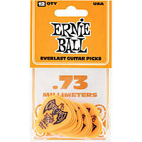 Медиаторы Ernie Ball 9190 Everlast Delrin Picks Orange 0.73 mm 12-Pack