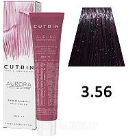 Стойкая краска для волос 3.56 Полярная Ночь Permanent Hair Color Aurora Cutrin, 60 мл