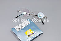 Безободковые круглые очки для зрения с линзами Nikon Moving 1.59 HCC. Ударопрочные линзы с антибликом