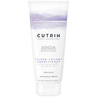 Кондиционер Серебряный для объема Ainoa Silver Volume Conditioner Cutrin, 200 мл