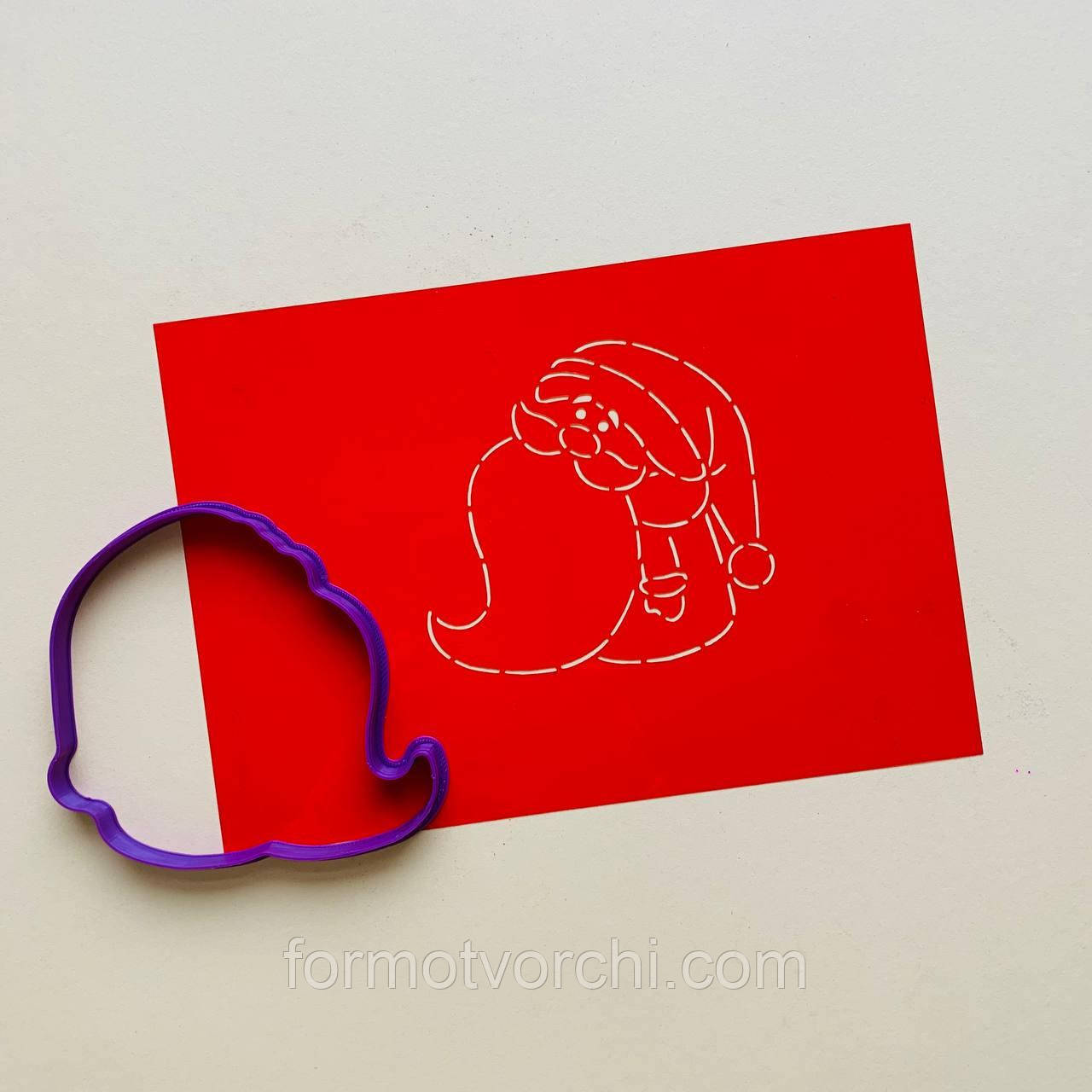 3D-формочки-вирубки для пряників "Дід Мороз 55"