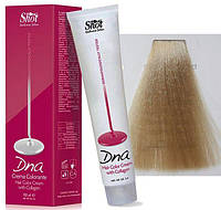 Краска для волос с коллагеном и кератином 10 платиновый блондин DNA Shot, 100 мл