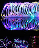 Гірлянда РОСА в трубці нитка 100LED, 220 В, 10 метрів, Мультик колір, фото 2