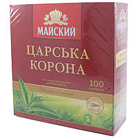 Чай Травнева Царська Корона чорний 100 пакетів по 2 г