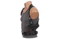 Кобура ПМ оперативна  поясна не формована шкіра чорна sag