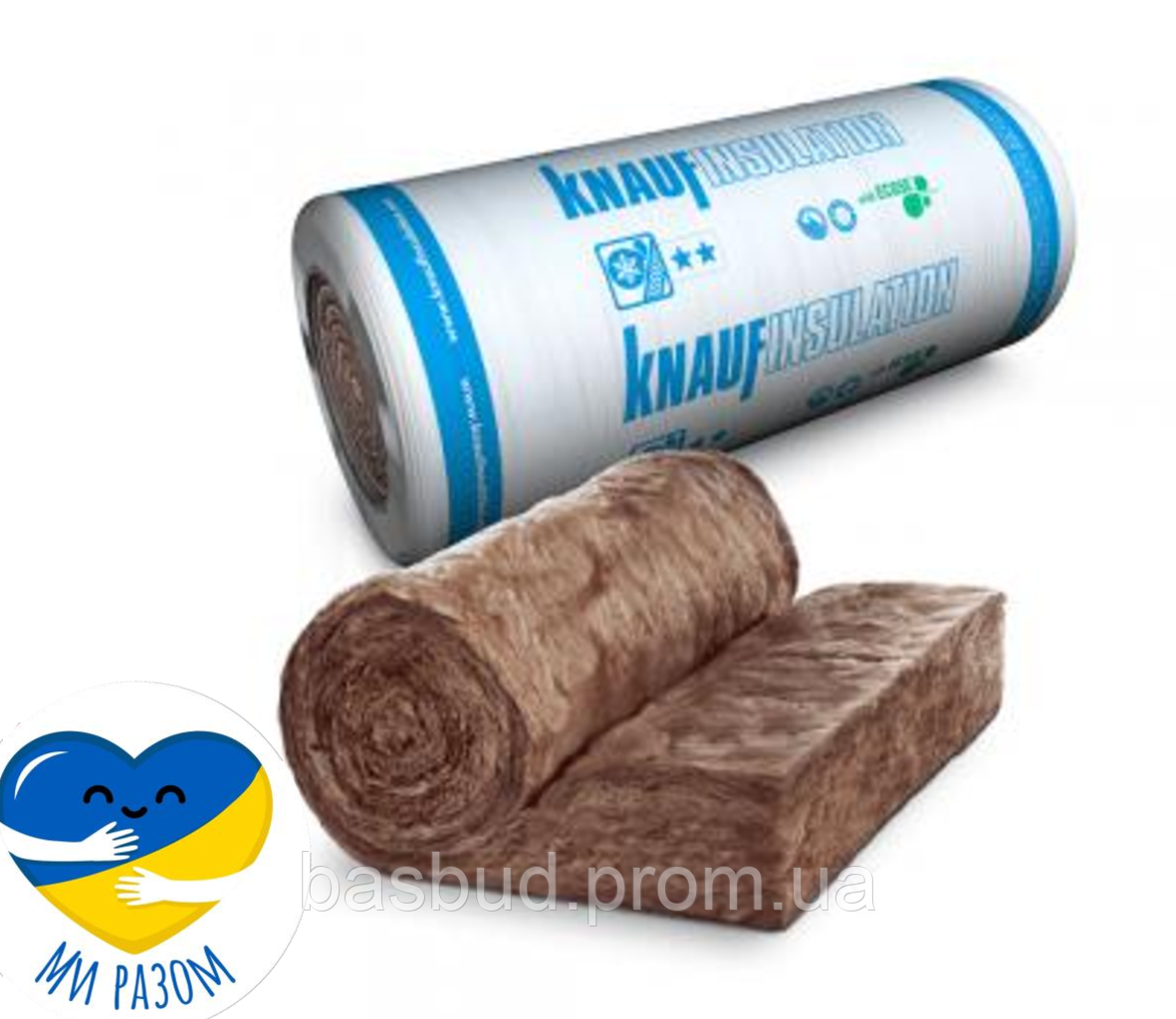 Мінеральна вата в рулоні NATUROLL M  товщина 50мм 1200x9100MM, в  2 шари, в рулоні  21,84м2, фото 1
