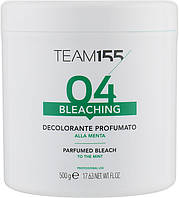 Обесцвечивающий порошок белый с мятой 7 тонов Powder To Mint Bleaching Team 155, 500 мл