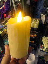 Великий Набір свічок з 12 штук на батарейках, Світлодіодні LED-свічки (10 см), фото 3