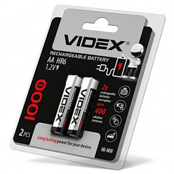 Акумулятор Videx HR06 АА 1000 mAh Ni-MH 1.2V 2 шт