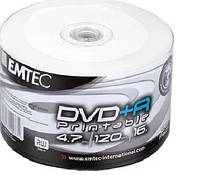 DVD+R Emtec 16х 4.7Gb printable bulk(50)