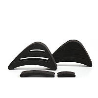 Универсальные мягкие вставки для уменьшения размера в переднюю часть обуви черные (NR0074_2)