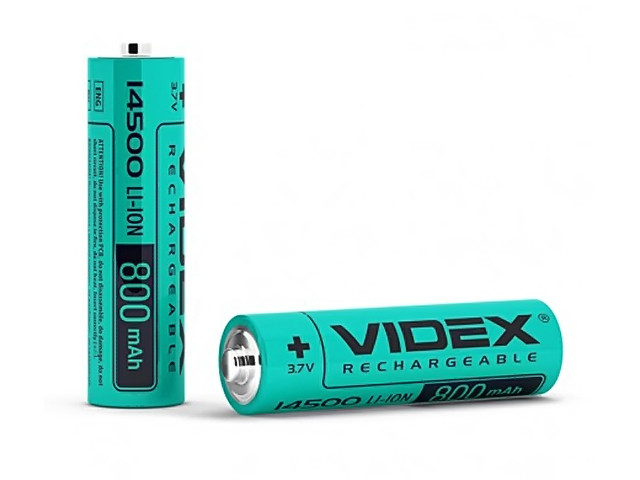 Акумулятор Videx Li-ion 14500,800mAh