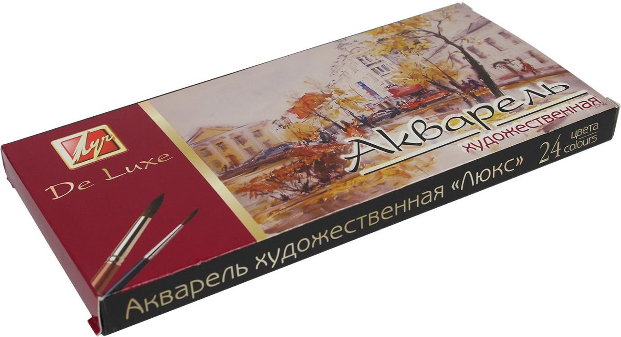 Акварель 24 кольор. "Луч" "Люкс" №14С1039-08 б/п(18)