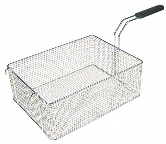 Кошик для фритюрниці 360x270x140 мм (хромована сталь), фото 1