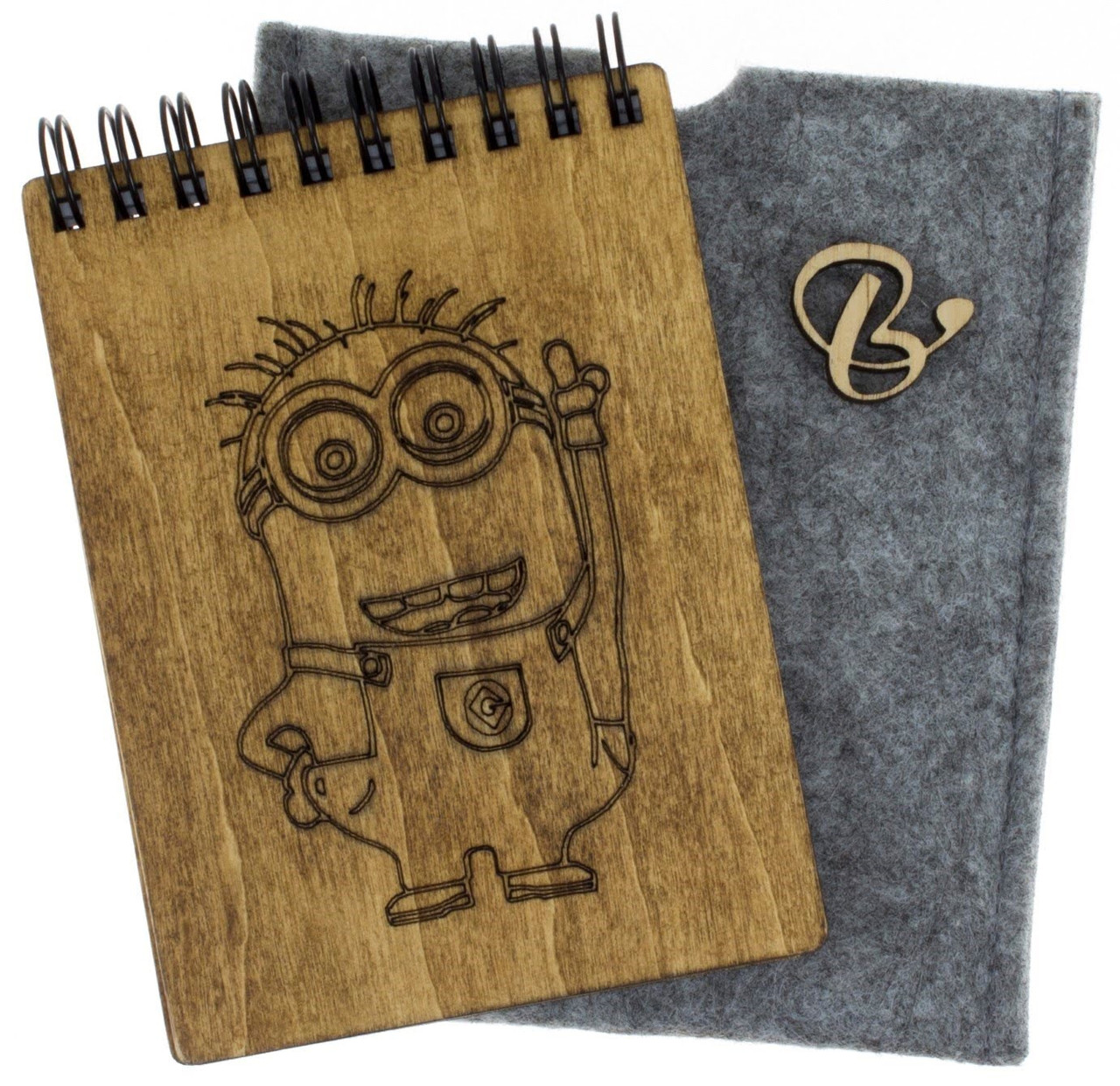 Блокнот A6 дерев. "Minions"/Breidon/