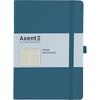 Блокнот A5 96арк. кліт. карт. "Partner Prime" синій індіго №8305-47-A/Axent/(18)(36)